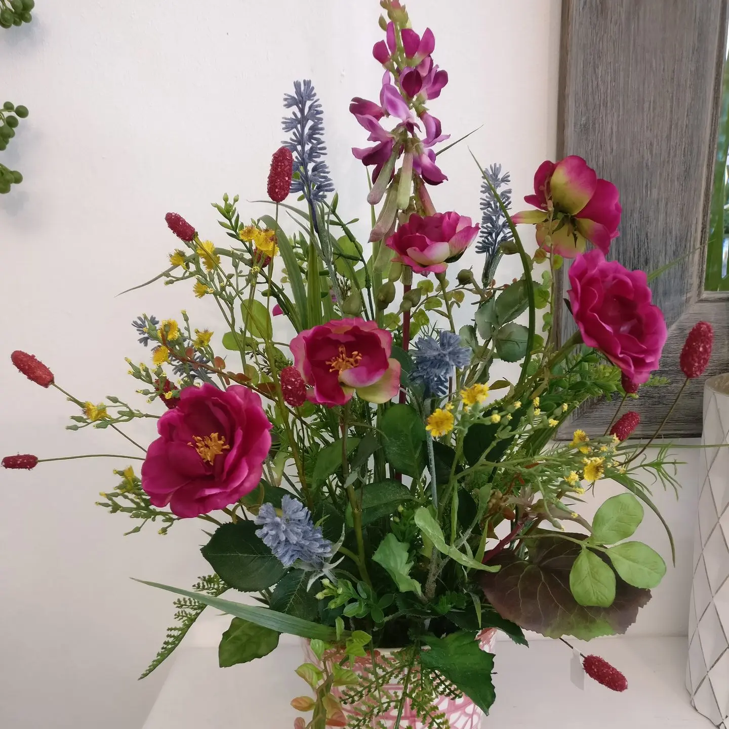 Artischoke Kunstblumen Wiesenblumen